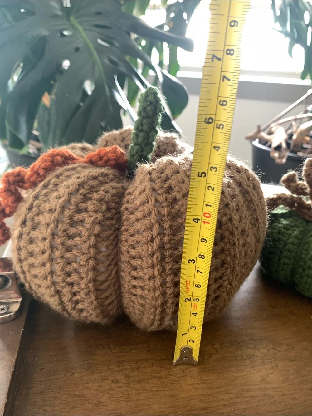 Fall Autumn Crochet Pumpkins set of three